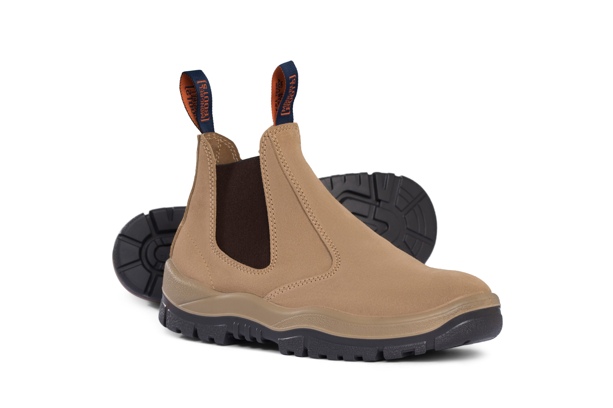 Wheat Suede Non-Safety Elastic Sided Boot - NextSite